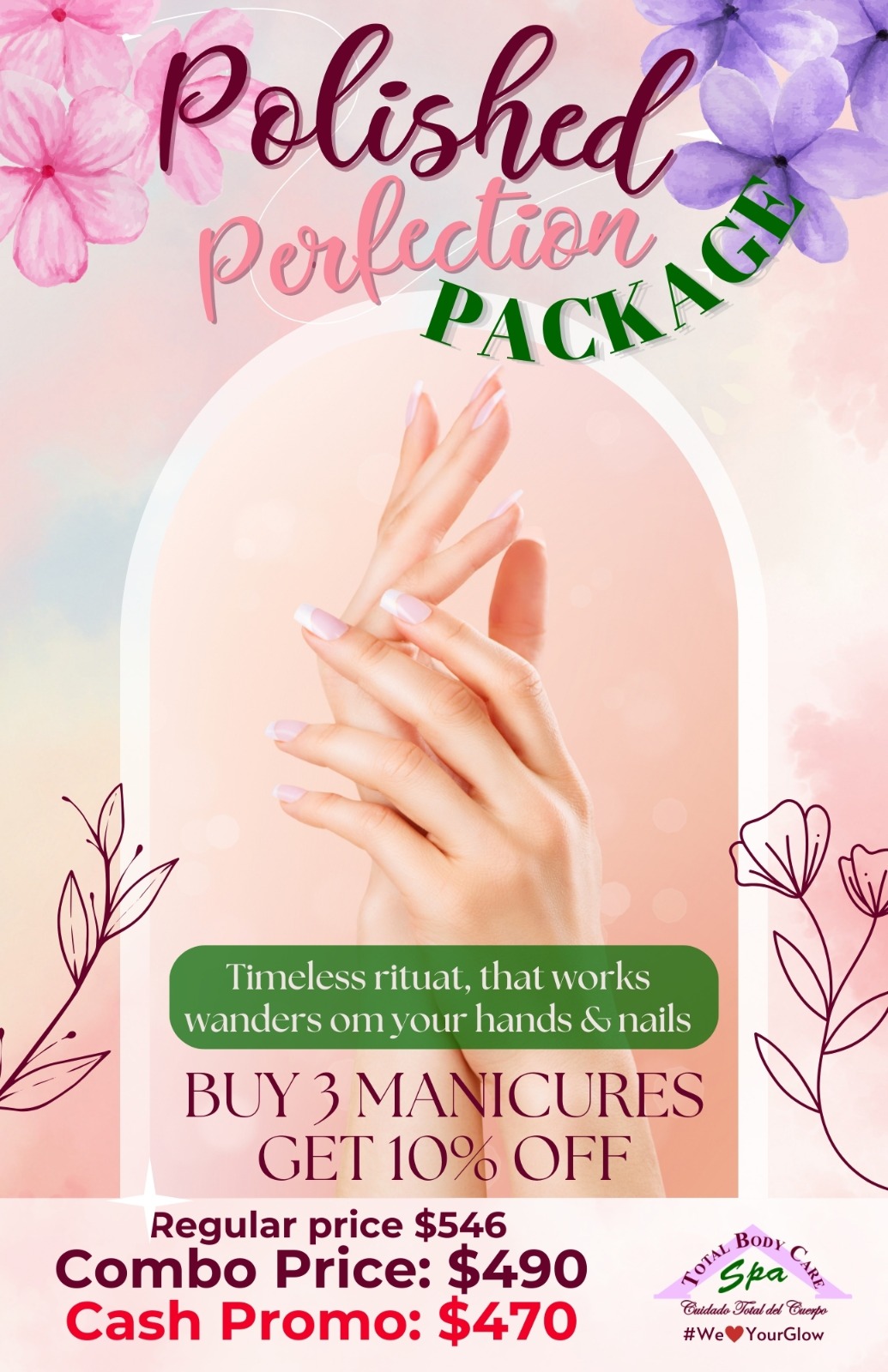 Spa - Buy 5 Manicure get 1 free