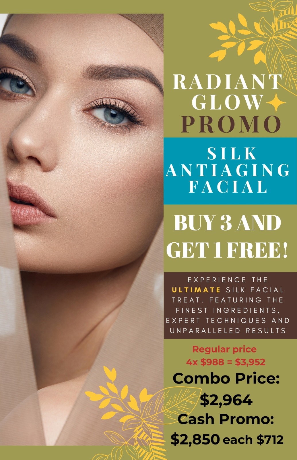 Spa - Silk Lifting Facial Buy 3 get 1 free